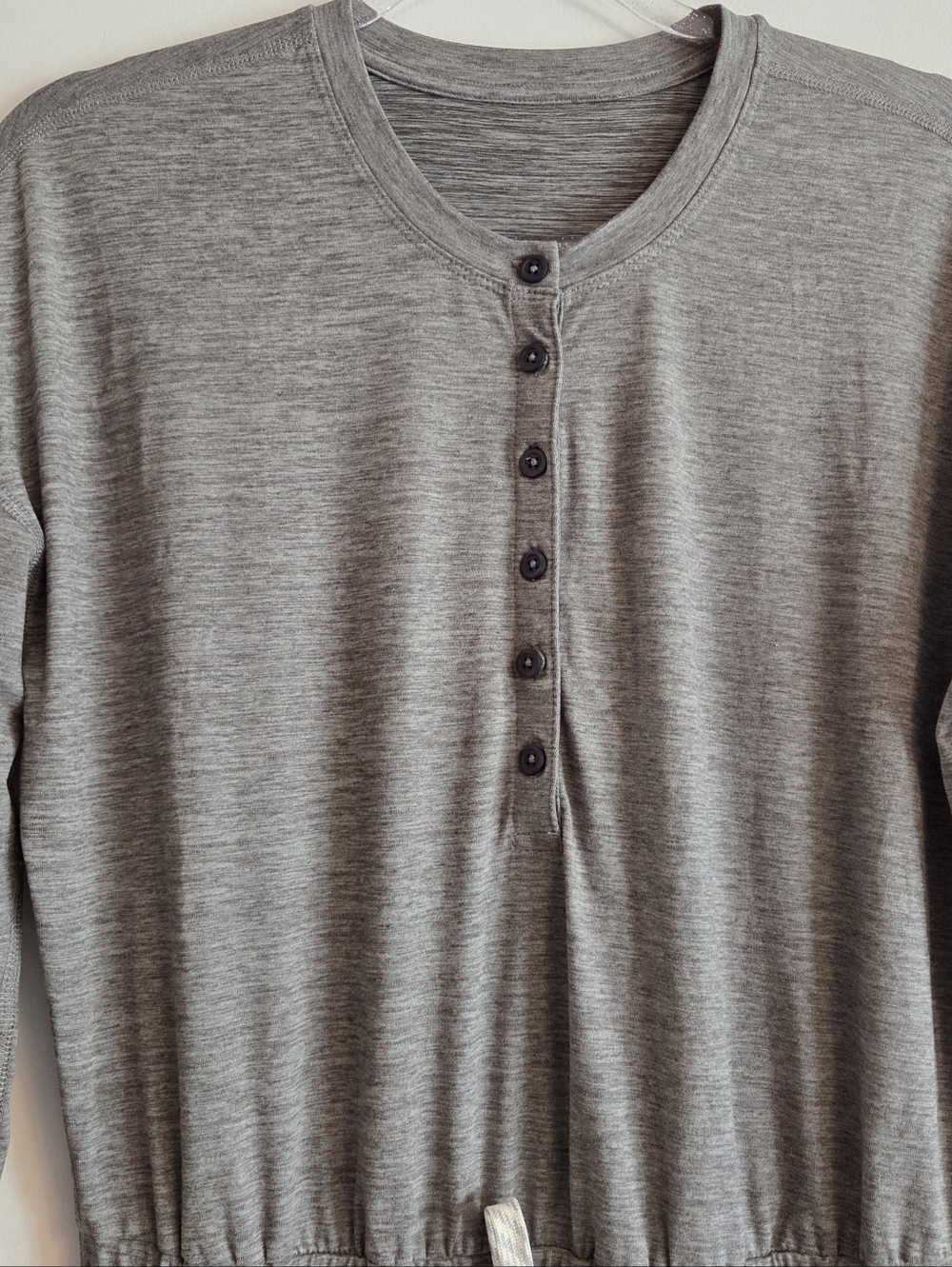 VUORI Lux Henley Jumpsuit Grey Extra Small - Picture 4 of 8